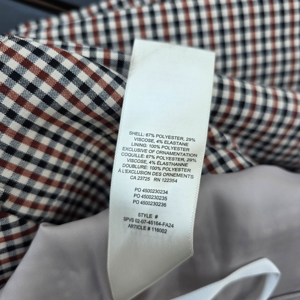 Aritza Sunday Best Micro Skirt 6 Mini Plaid Check High Rise Luxe Academia Ivy - Picture 5 of 6
